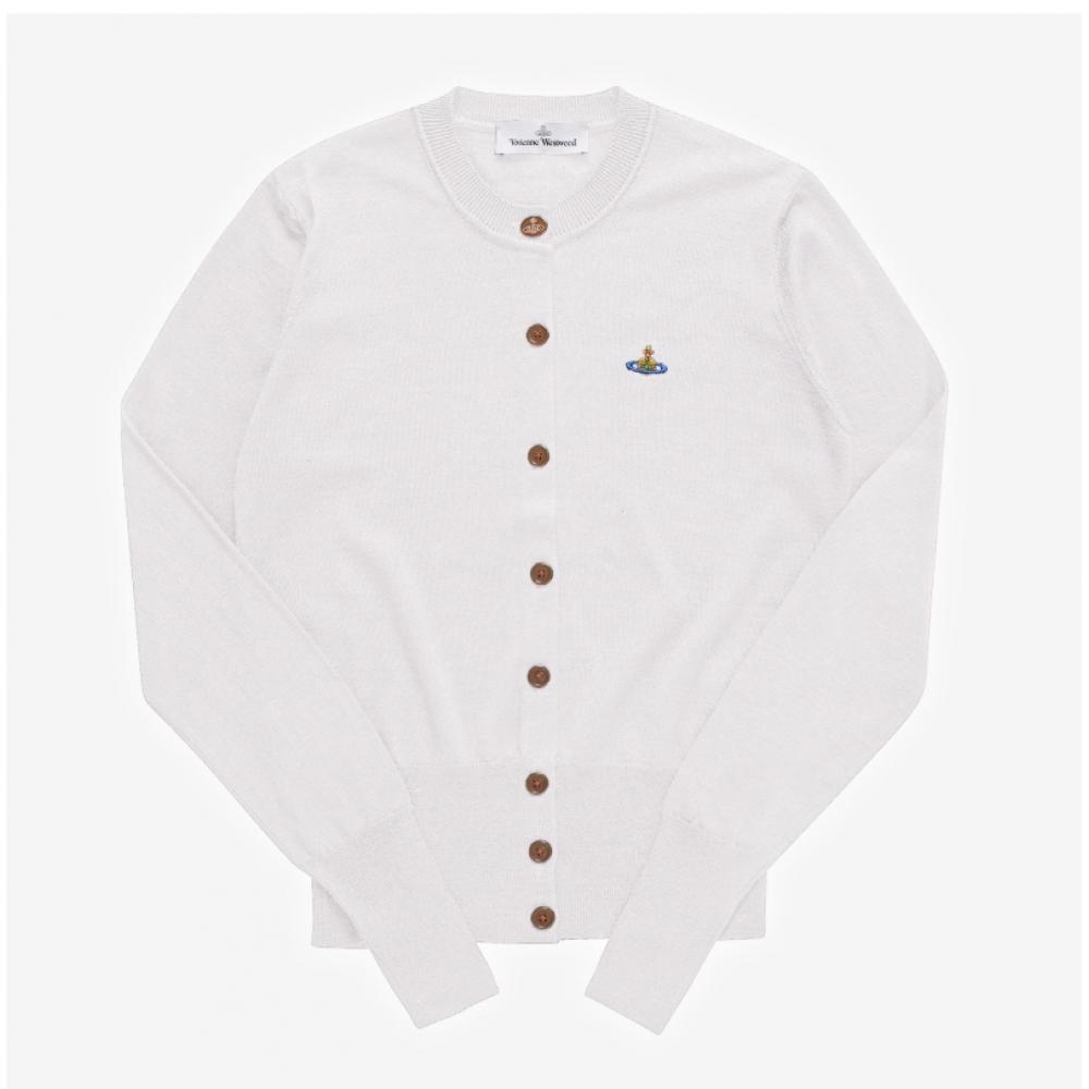 Vivienne Westwood Women Cardigan Orb Logo Wool Silk 1803002p Y001a P403