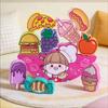 Kids Wooden Toy 3D Stacking Cute Food Balance Building Blocks Game Children'S Educational Toys Animal Tree Tumble Jumble