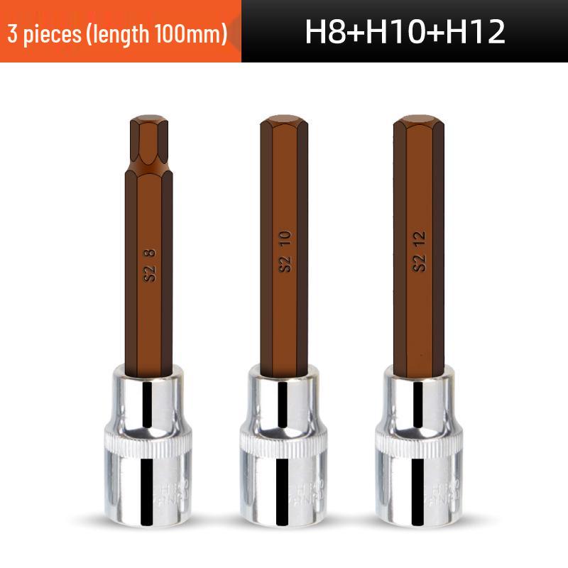 1/2" Electric Hex Socket Wrench and Screwdriver Bit Set