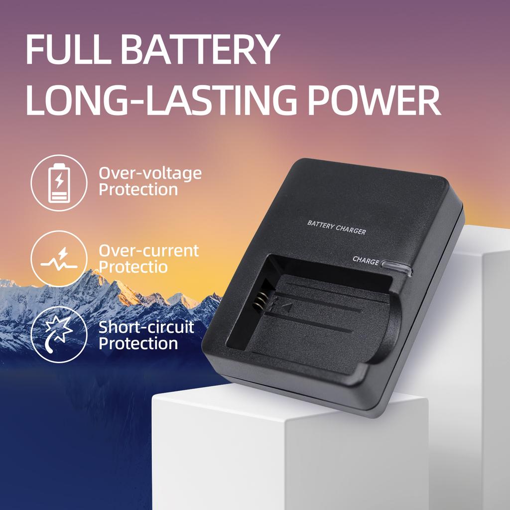 KUTOU LP-E5 Battery Charger LC E5 LC E5E for Canon EOS 1000D 450D 500D Kiss F X2 X3 Rebel T1i XS Xsi Cameras