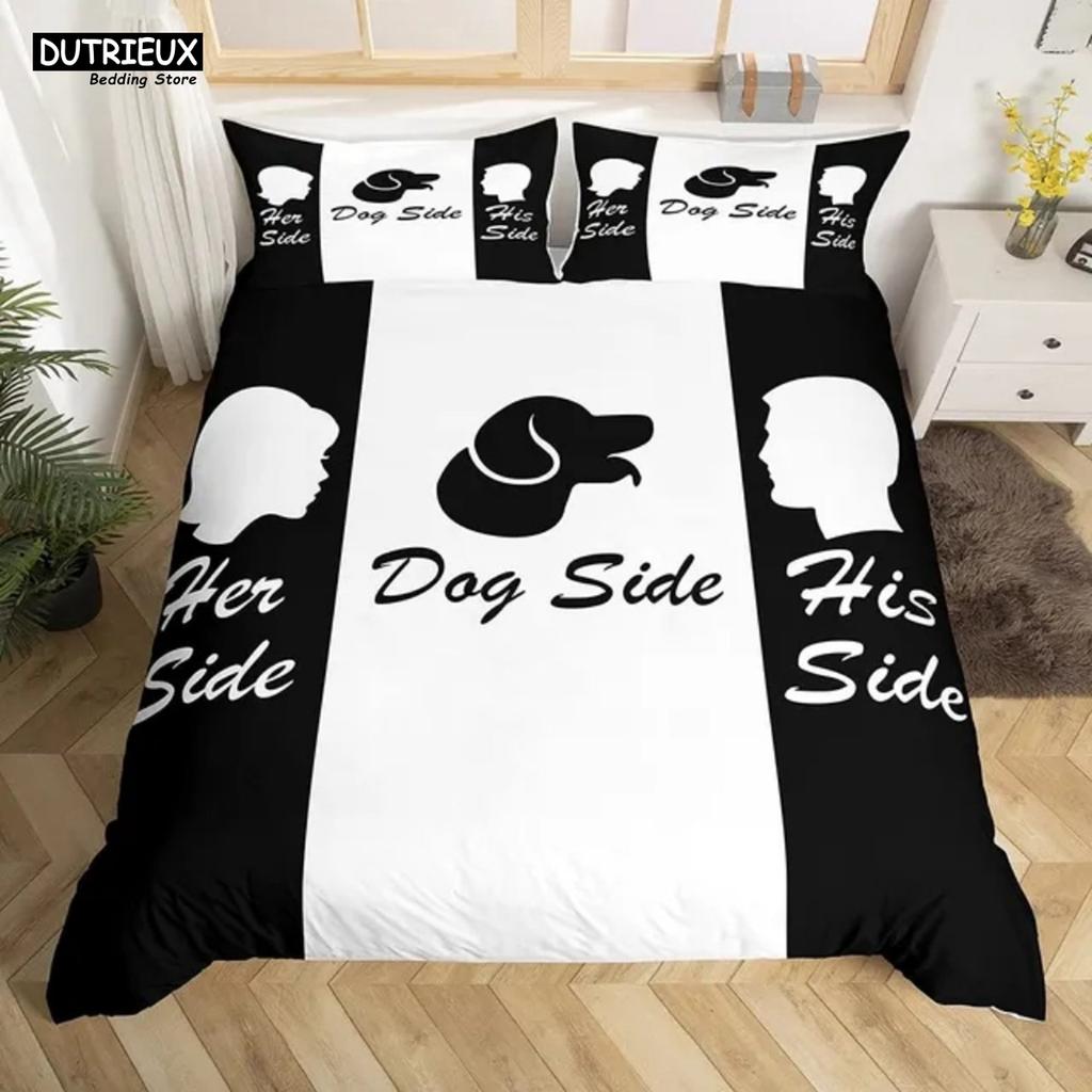 Nový moderní bílý povlak na peřinu 3 ks Měkký polyester Královská velikost Král Plná velikost Sada povlaků na peřinu s povlaky na polštáře Dvojitý povlak na peřinu pro pár