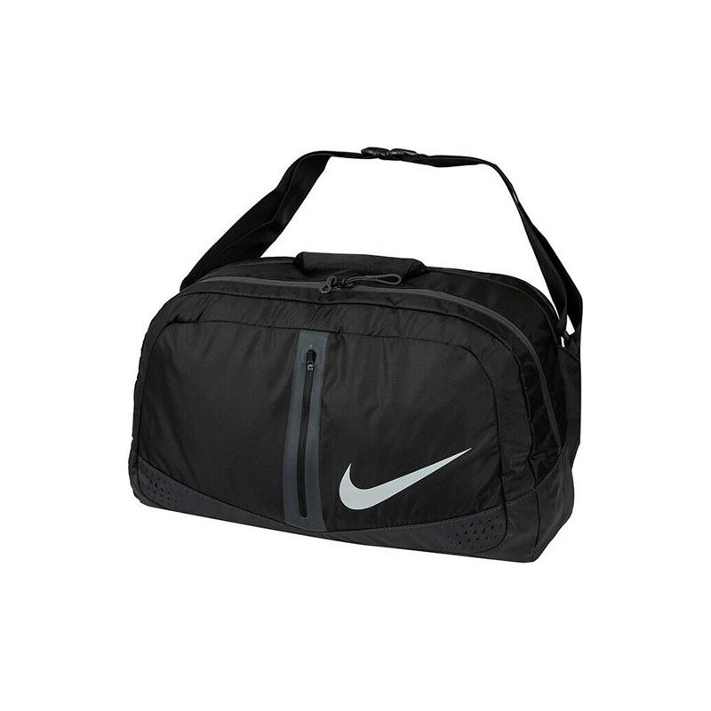 Nike Große Kapazität Polyester Reisetasche Handgehalten Schulter Crossbody Sporttasche Unisex Taschen Schwarz CN0229-045