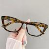 Fashion Anti-Blue Light Cat Eye Glasses Simple Frame Eyeglasses for Women and Men Ultra Light Unisex Transparent Eyewear