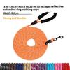 Reflective Long Dog Training Leash Heavy Duty Wear Resistant Nylon Pet Traction Lead For All Dogs Outdoor Daily Walking Hiking