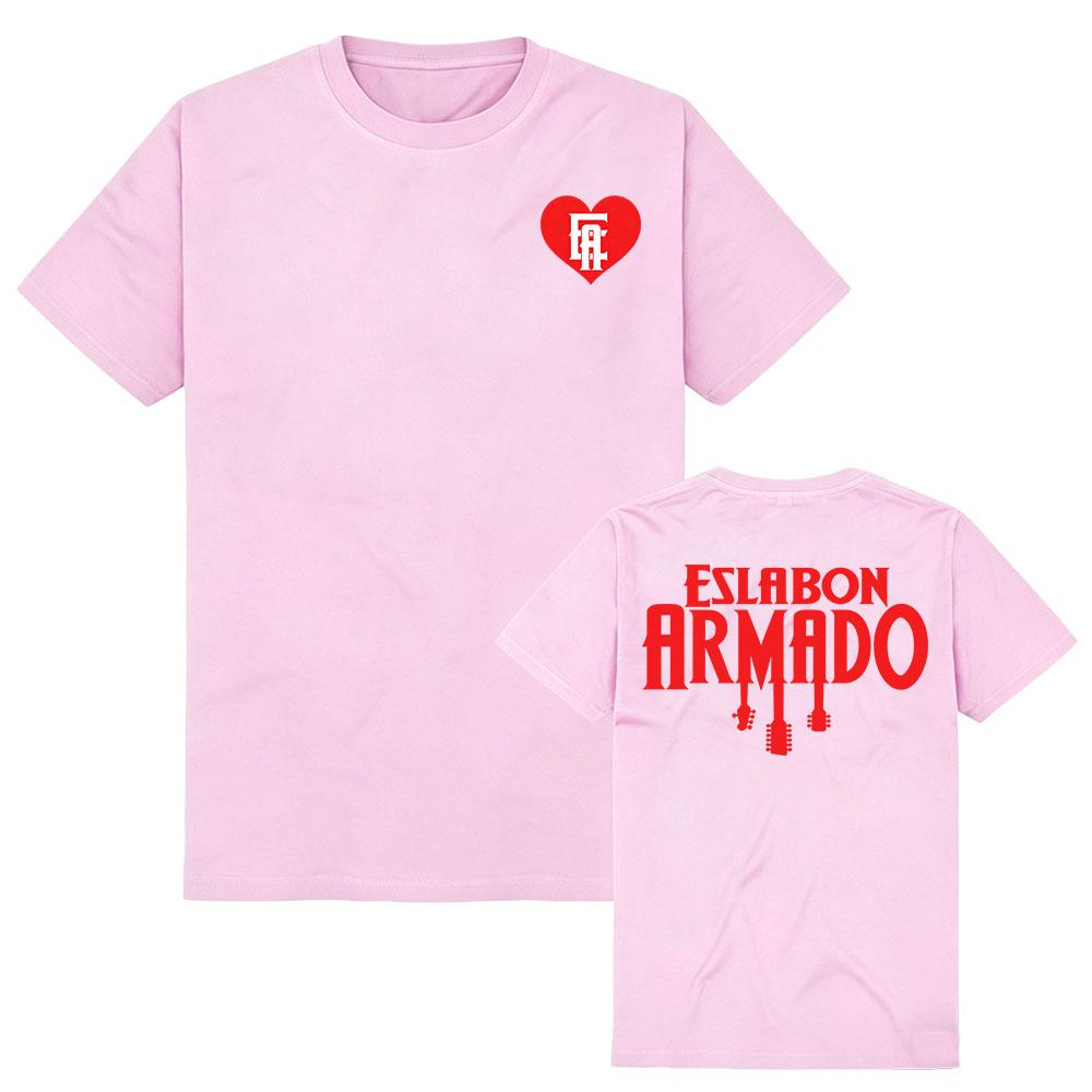 ESLABON ARMADO Band Tee Unisex Streetwear Short Sleeve Cotton Women T-shirt Fashion Graphic Print Tee Casual Summer Top