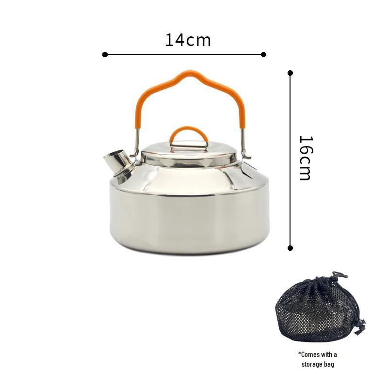 Outdoor Camping Stainless Steel Kettle Standard
