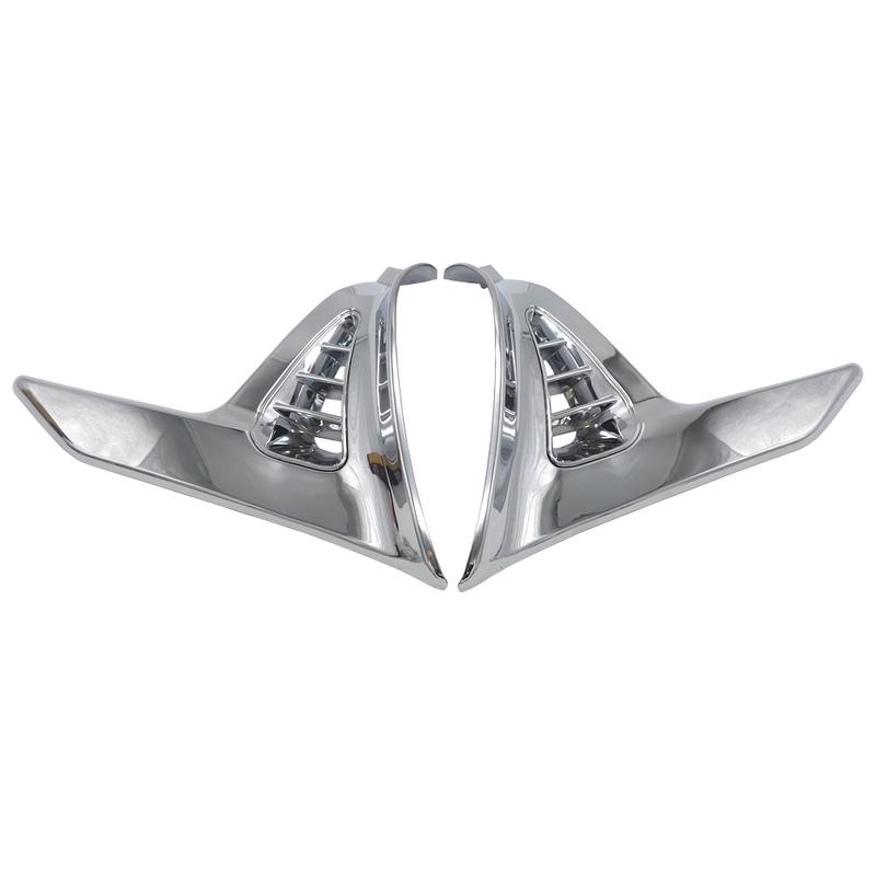 Chrome Triangle Cove For Honda GoldWing GL 1800 GL1800 2001-2011 Chrome Left Right Motorcycle Parts Modified accessories