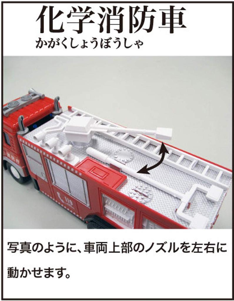 Doyusha Working Vehicle Chemical Fire Truck, Electric Radio Control, WT-EF-1-3480, Red