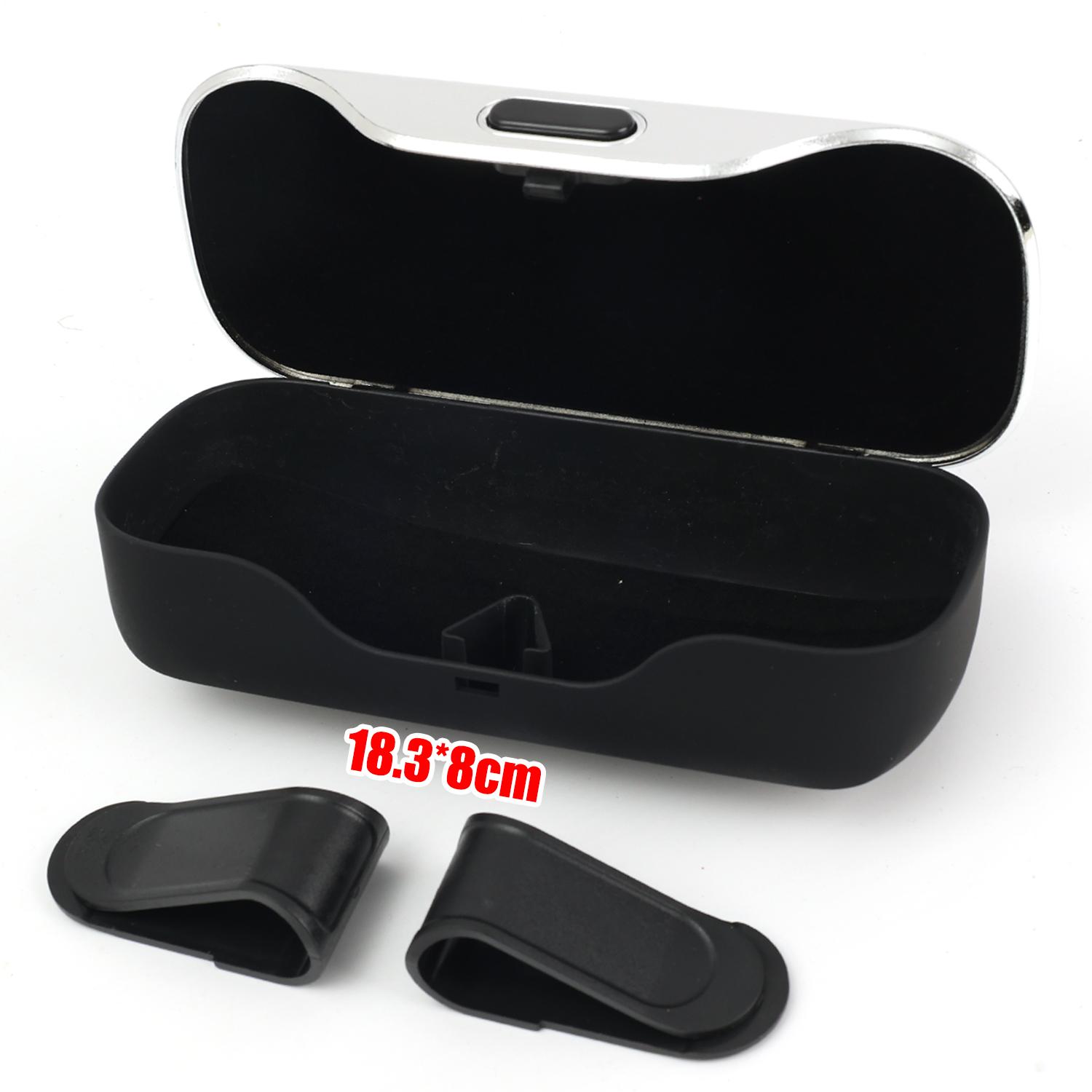 New Car Glasses Box Portable Car Glass Frame Car Driving Glass Frame Glasses Box Sunshade Auto Interior Accessories