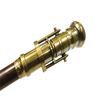 Antique Cane Telescope with Wooden Cane - Brown Wooden Telescopic Cane Handle