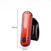 Bike Rear Tail Light USB Rechargeable Red LED Bright Taillights Fit On Any Bicycle/Helmet Easy To Install For Cycling Safety