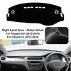 Car Dashboard Cover Pad For 2012-2019 Peugeot 301 Sunshade Protector Anti-UV Dash Mats Non-slip Pads Interior Accessories