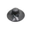 Fashion Gifts Women Summer Hat Wide Brim Straw Cap New Korean Version Bow Grass Caps Sun Protection Beach Accessories Gifts