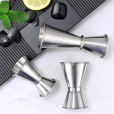 201/304 Stainless Steel Measure Cup Measure Jigger Cocktail Mug Drinking Spirit Barware Kitchen Gadgets Bartender Bar Tools