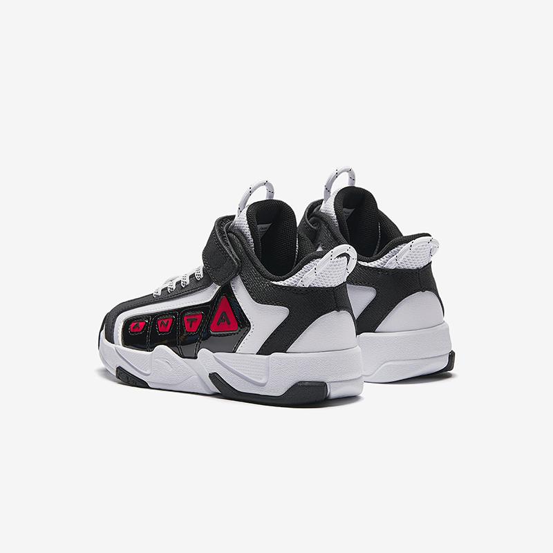 Anta Comfortable Fashionable Versatile Trendy Non-Slip Wear-Resistant Low-Top Basketball Shoes Kids sneaker White Black 312519957-1