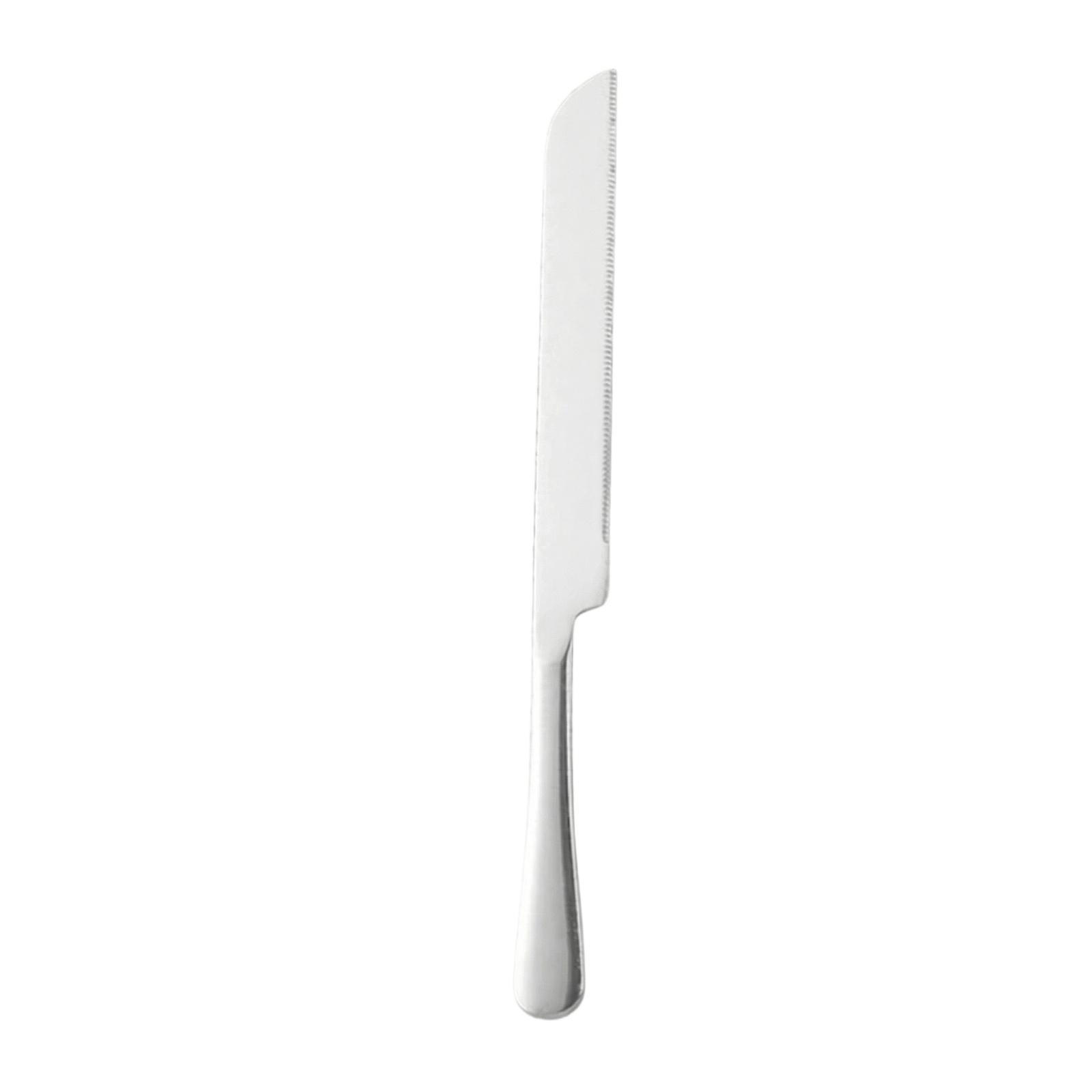 

Stainless Steel Kitchen Tool Bread Cake Knife Serrated Edge Cutting Knife Durable Handle for Baking and Food Preparation One Size серебряный