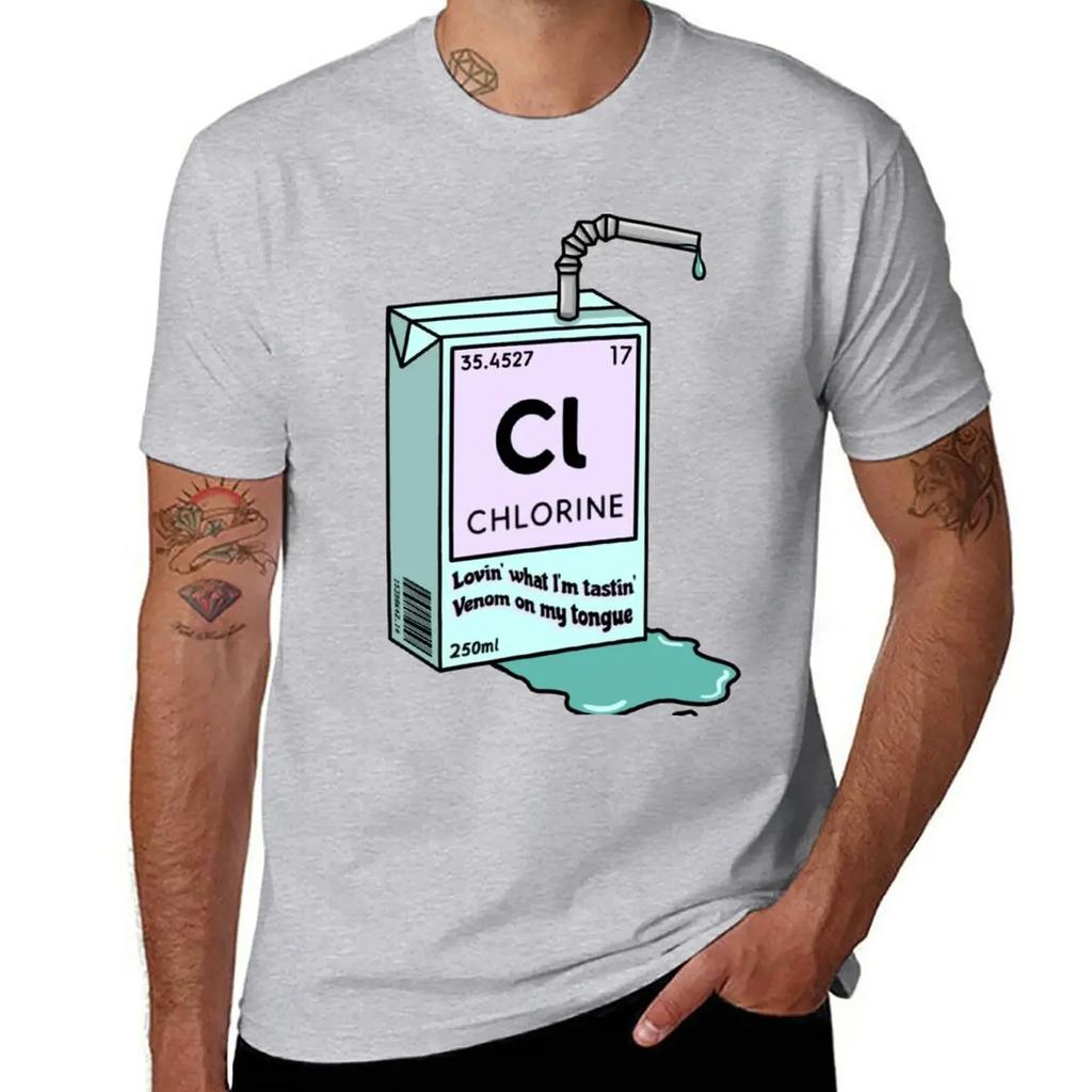 Chlorine Juice Box T-Shirt animal prinfor boys aesthetic clothes shirts graphic tees mens clothing