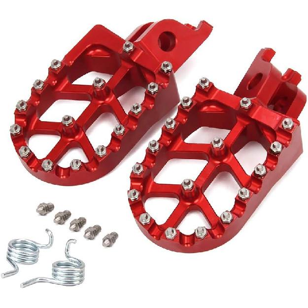 Foot Pegs for Dirt Bike,7075 Aluminium CNC Foot Pedals Rests for CRF300L 2021-2025/CRF300 RALLY 2021-2023/CRF250L CRF250M 2012-2021/CRF250 RALLY