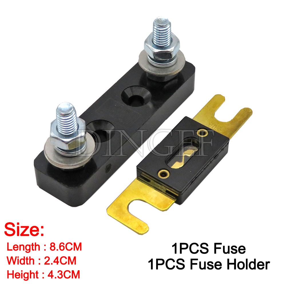 1Set ANL Fuse 60 80 100 120 275 300 400 450A 500 AMP ANS Fuse Holder Bolt-on Fuse Automotive Fuse Holders Fusible Link With Fuse Fuse Holders1