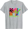 Vintage Mode Jaren 80s90s Vintage Muziek Televisie MTV Grafisch T-shirt Het Officiële met Stijl Korte Mouw T-shirt Tee Streetwear