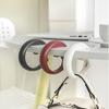 5-color desk hooks, office table edge bag hanger, no-drill removable mounting hooks