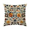 Bohemian Vintage Flower Pillowcase Printed Throw Pillowcover Decorative Sofa Bed Cushion Pillowslip Home Decor