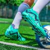 Men Classic Football Boots High-Top Soccer Cleats FG & TF Sneakers for Outdoor Training & Matches Multi-Color