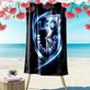 1 Fc Magdeburg Print Beach Towel, Large Soft Quick Dry Towel for Beach Camping Swimming