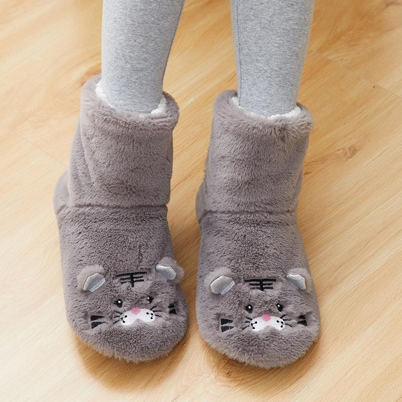 Autumn Winter Children's Floor Socks Baby Indoor Home Walking Socks Fleece Lined Thickened Infant Non-Slip Socks Shoes Socks