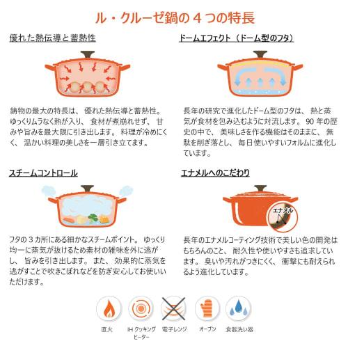 Le Creuset Cocotte Japonaise Cast Iron Enamel Pot, 24 cm, Matte Black, Gas, Induction, and Oven Compatible [Official Japanese Product]