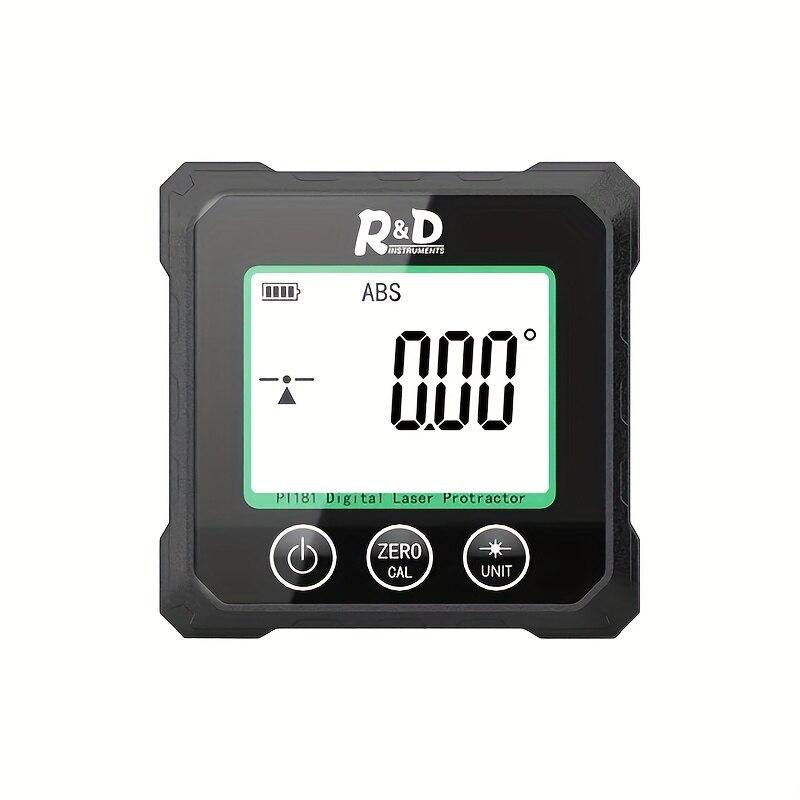 

Цифровой инклинометр PT181 с лазерным электронным угломером, линейкой для измерения наклона, магнитным гониометром, уровнем наклона 1 шт.