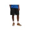 Jordan Logo Patch Drawstring Straight-Leg Shorts Men Bottoms Black DV6964-010