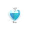 100pcs Heart-Shaped Acrylic Beads AB Color Faceted Love Loose Spacer Beads For DIY Necklace Bracelet Jewelry Making Findings