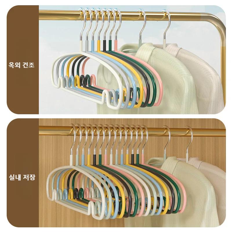 5/10PCS Simple Clothes Hanger Anti Slip Home Dormitory Hanging To Prevent Clothing Deformation Clothing Storage