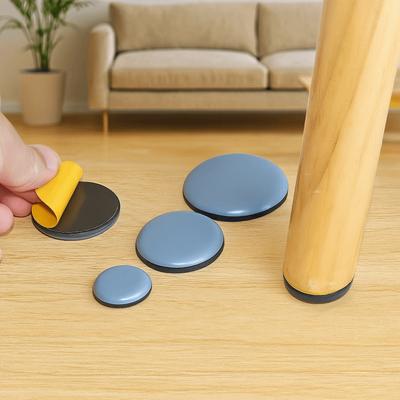 24pcs/set Self-Adhesive Appliance Sliders Thickened Anti Scratch Furniture Slider Pads Heavy Duty Easy Move