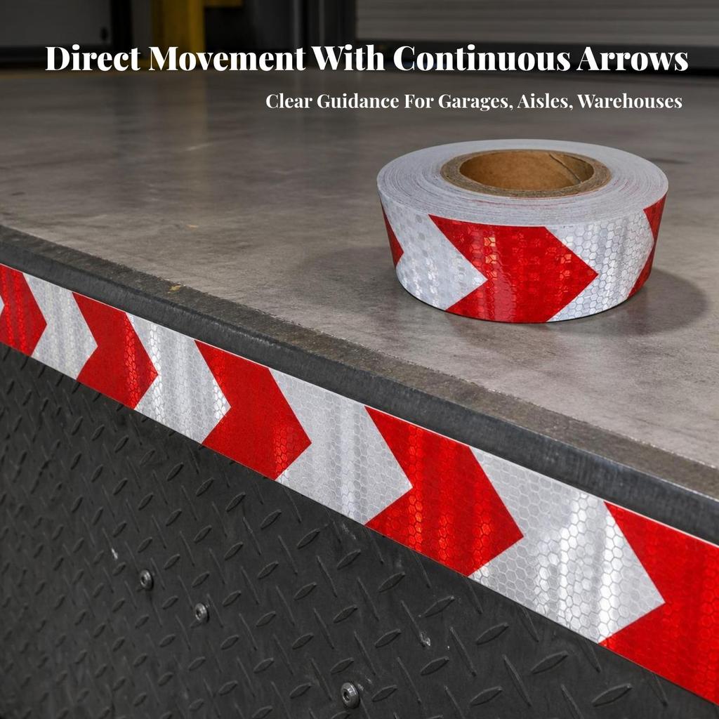 Reflective Arrow Tape Self for Warehouses, Commercial Areas