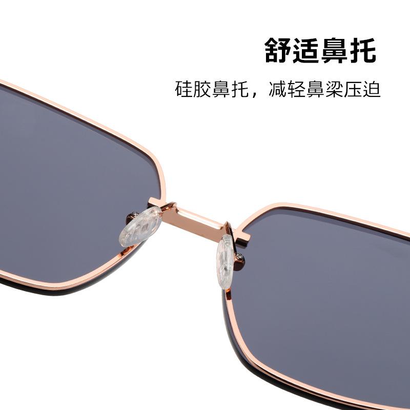 New style women's sunglasses with UV protection JS8566Trendy street-style metal nylon sunglasses for driving