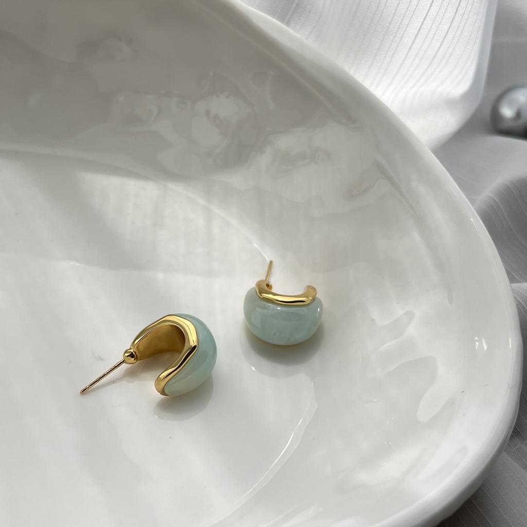 Cherry Blossom Pink Earrings For Women, Small Fresh, Light Luxury, Sweet And Cute, High-End Stud Earrings, Temperament Earrings For Women