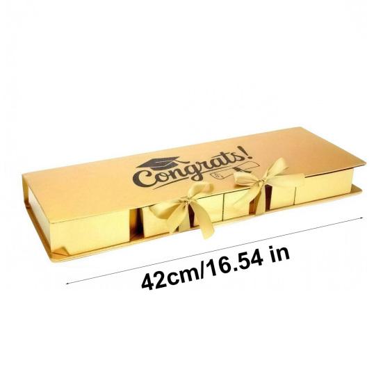Graduation Gift Box GRAD Box for 2026 Letter Shaped Cardboard Grad DIY Fillable A
