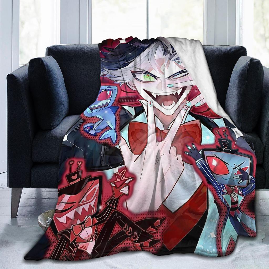 Vincent Hazbins Hotels Anime Blankets Fleece Spring Autumn Breathable Warm Throw Blanket for Sofa Bedroom Bedspread