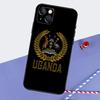 Uganda Flag Phone Case For iPhone 16 Pro Max 12 13 Mini 11 14 15 Pro Max XR 15 16 Plus 16e Back Cover