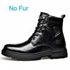 British Style Mens Winter Platform Snow Boots Fashion Genuine Leather Outdoor Antiskid Walking Ankle Boots Mens High Top Boots