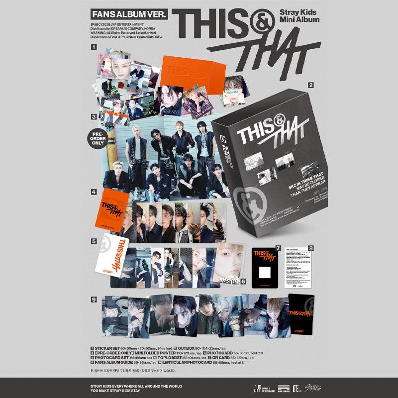 [VORBESTELLUNG] Stray Kids – THIS & THAT (FANS ALBUM Version)