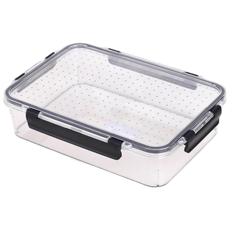 Rectangular Plastic Food Storage Container with Lid
