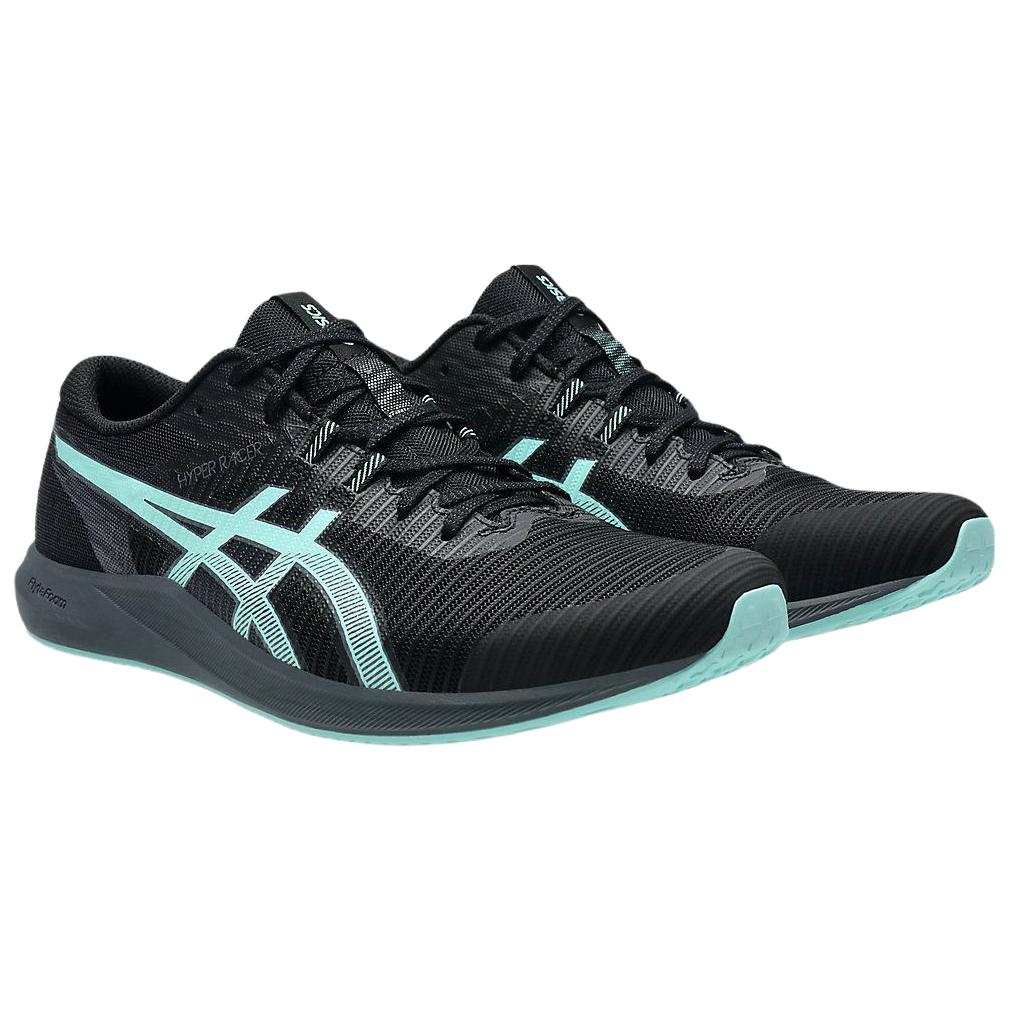 Asics Hyper Racer Comfortable Versatile Durable Low-Top Training Long-Distance Running Shoes Men sneaker Black 1093A233-002