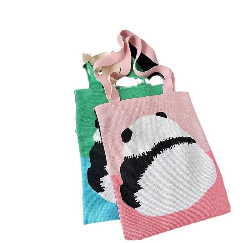 

Panda Knit Handbag 8-Piece Set