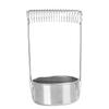 Brush Washer Cleaner Uncovered Stainless Steel Oil Painting Pen Straight Washing Barrel Holder
