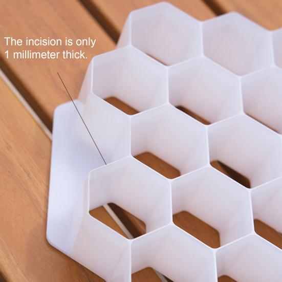 Splitter Dough Divider Tool High-Quality Food-Safe Material Thin 1mm Cutting Edge for Easy Portioning Honeycomb Shape