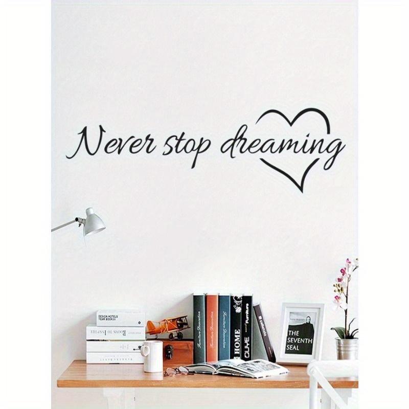 1 sheet Slogan Wall Sticker, Stickers, Wall Decal, Vinly Decal For Home Decorations Spring Decoration Items Refesh Your Home, Rama Decoration Stickers