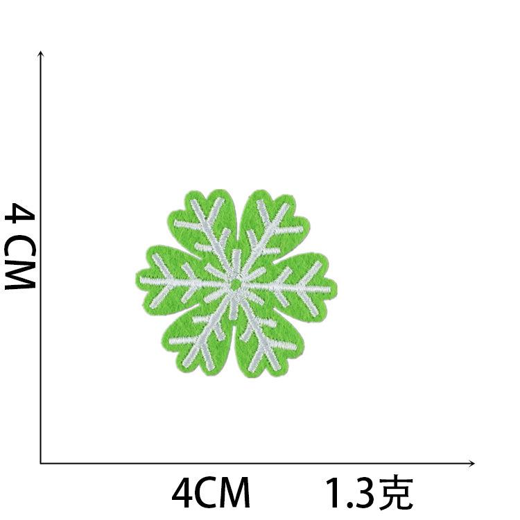 New Christmas Series Combination Embroidery Cloth Sticker Santa Crystal Ball Embroidery Cloth Sticker Voltage Ironing